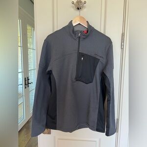 SPYDER Bandit Half-zip Sweater, Men’s Medium, grey